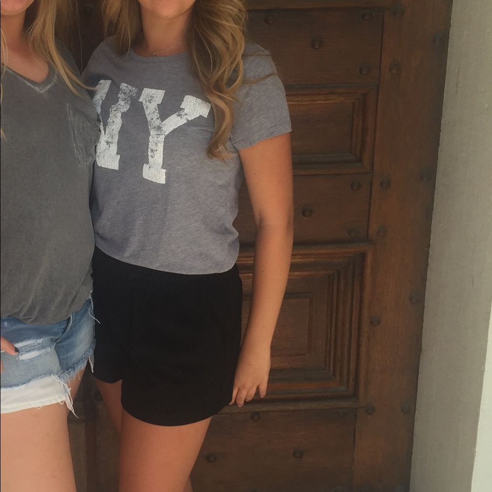 Forever 21 Contemporary Tailored Black Shorts
